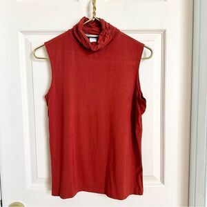 Burnt Orange Jillian Nicole Blouse with Elegant Design